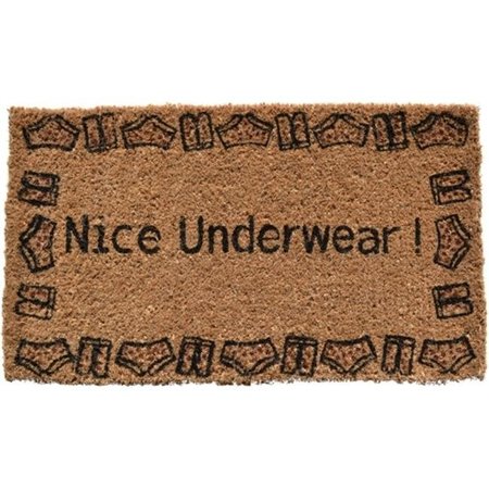 IMPORTS DECOR INC Imports Decor 321BCM Nice Underwear Doormat 321BCM